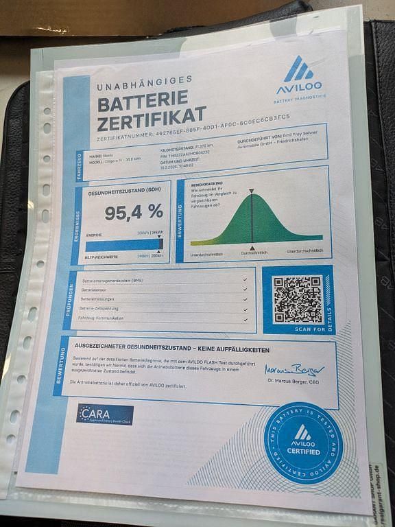 Gebraucht Skoda Citigo-e IV Style 61 kW (83 PS) 2021 Weiß Kleinwagen