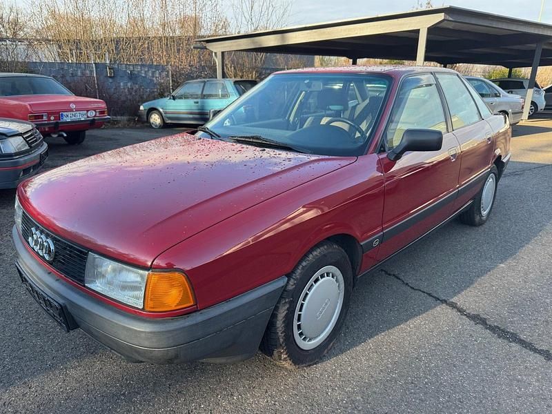 Rot Gebraucht 1988 Audi 80 Limousine | 4.444 € - Bild 1/4