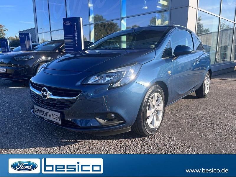 Nachtblau metallic (blau) Gebraucht 2017 Opel Corsa Active Kleinwagen | 7.990 € (Fairer Preis) - Bild 1/4