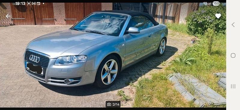 Grau Gebraucht 2007 Audi A4 Cabriolet S-Line Cabrio | 5.600 € - Bild 1/4