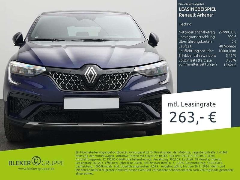Gebraucht Renault Arkana Techno 140 PS (102 kW) 2025 Nachtblau SUV