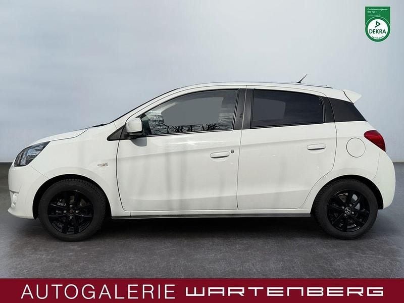 Gebraucht Mitsubishi Space Star Diamant Edition 80 PS (58 kW) 2016 Weiß Kleinwagen