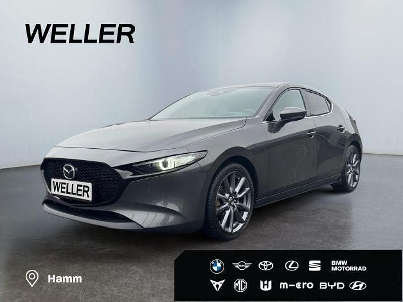 Grau Gebraucht 2021 Mazda 3 Selection Kleinwagen | 19.690 € (Fairer Preis) - Bild 1/3