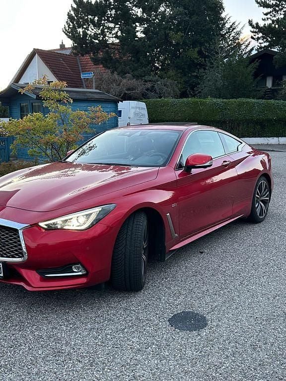 Rot Gebraucht 2016 Infiniti Q60 Sport Tech Coupé | 22.999 € - Bild 1/4