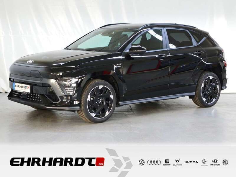 Abyss black pearl Gebraucht 2025 Hyundai Kona N Line SUV | 37.990 € (Fairer Preis) - Bild 1/4