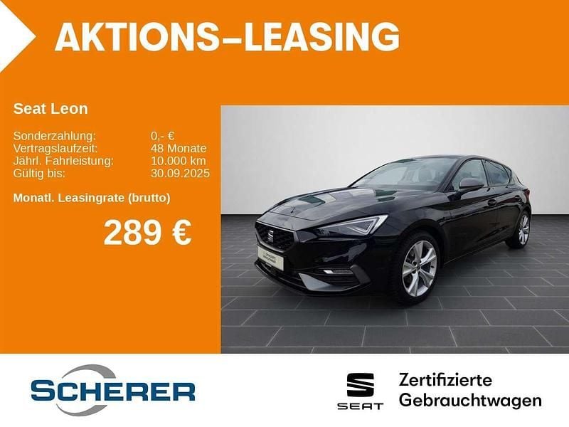 Mitternachtsschwarz Gebraucht 2025 Seat Leon FR Limousine | 27.900 € (Fairer Preis) - Bild 1/4