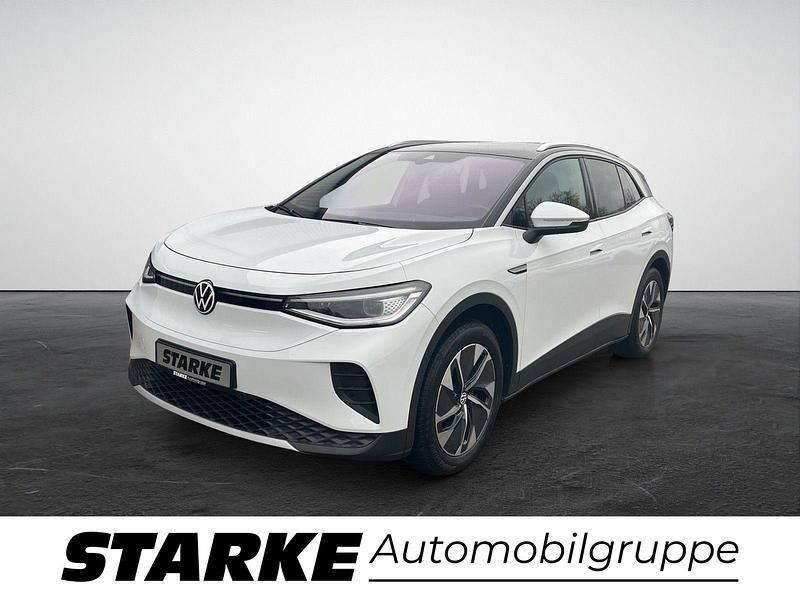 Weiß (gletscherweiß metallic) Gebraucht 2021 VW ID.4 Pro Performance SUV | 24.930 € (Etwas zu teuer) - Bild 1/4