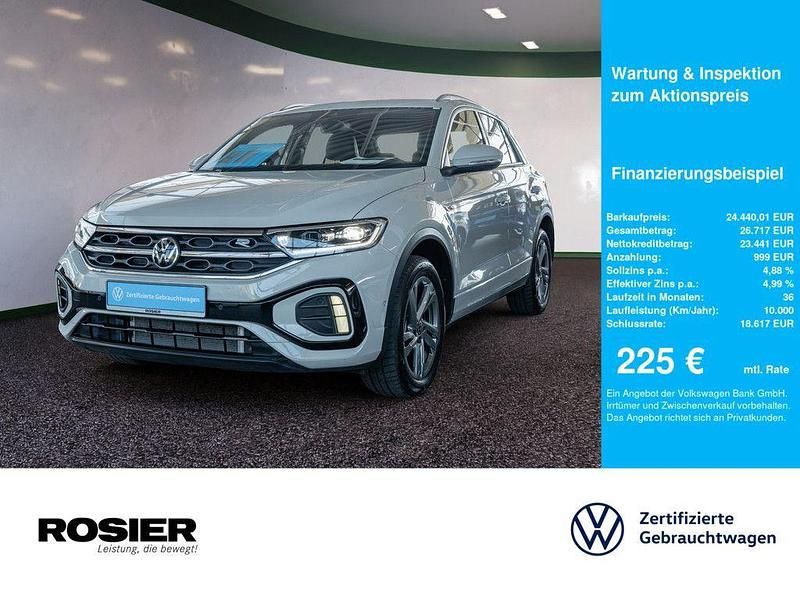 Grau Gebraucht 2024 VW T-Roc R-line SUV | 24.440 € (Fairer Preis) - Bild 1/4