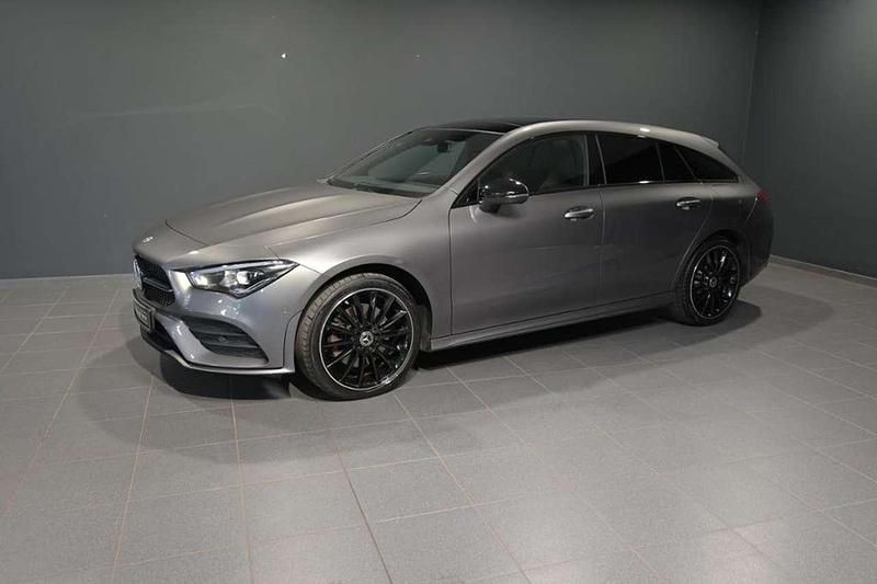 Grau metalliclack mountaingra Gebraucht 2021 Mercedes CLA250e Shooting Brake AMG Kombi | 23.900 € (Fairer Preis) - Bild 1/3