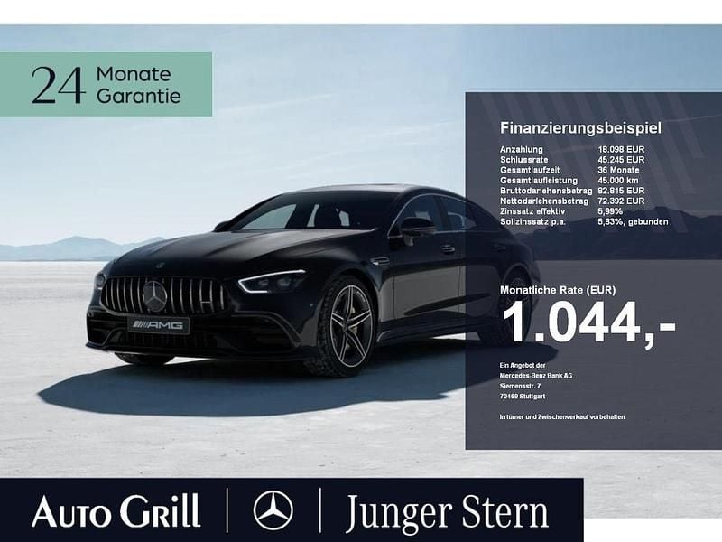 Gebraucht Mercedes AMG GT 53 AMG 435 PS (319 kW) 2022 Metalliclack obsidianschwarz (metallic) Coupé