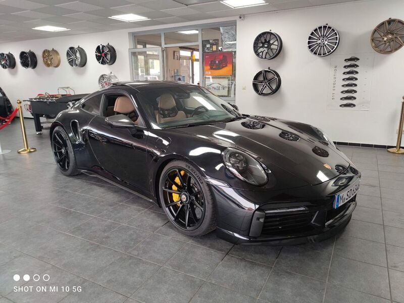 Schwarz Gebraucht 2021 Porsche 911 Turbo S Coupé | 277.399 € - Bild 1/4