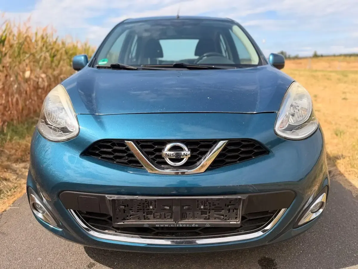 Gebraucht Nissan Micra Acenta 80 PS (58 kW) 2017 Blau Kleinwagen