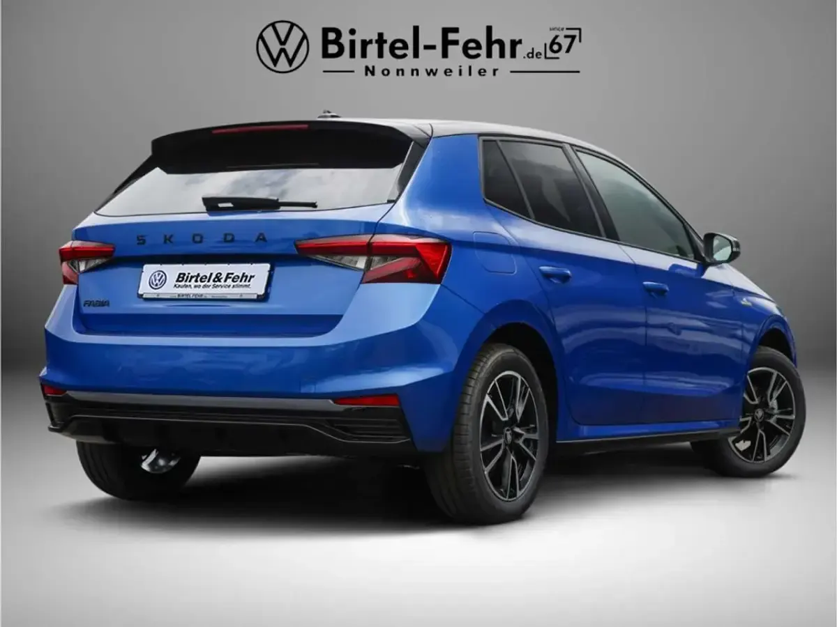 Neu Skoda Fabia Monte Carlo 95 PS (69 kW) 2026 Race blue Kleinwagen