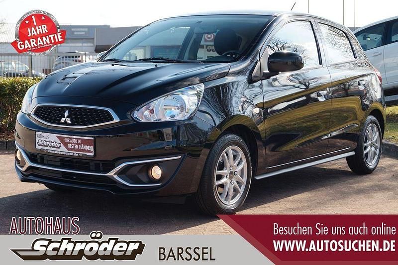 Schwarz Gebraucht 2016 Mitsubishi Space Star Diamant Edition Kleinwagen | 7.550 € (Etwas zu teuer) - Bild 1/4