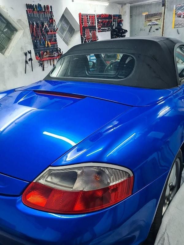 Gebraucht Porsche Boxster 228 PS (167 kW) 2004 Blau Cabrio