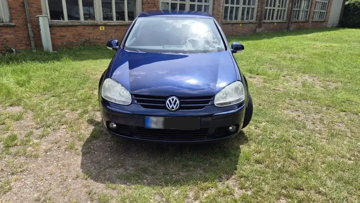 Gebraucht VW Golf V United 80 PS (58 kW) 2008 Blau Kleinwagen
