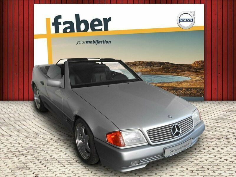 Silber Gebraucht 1991 Mercedes SL500 Cabrio | 29.900 € - Bild 1/4