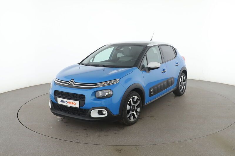 Blau Gebraucht 2019 Citroën C3 PureTech Kleinwagen | 12.410 € (Etwas zu teuer) - Bild 1/4