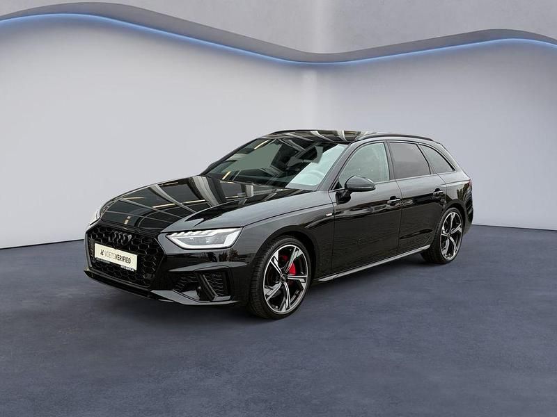 Mythosschwarz metallic Gebraucht 2023 Audi A4 S-Line Kombi | 38.980 € (Fairer Preis) - Bild 1/4