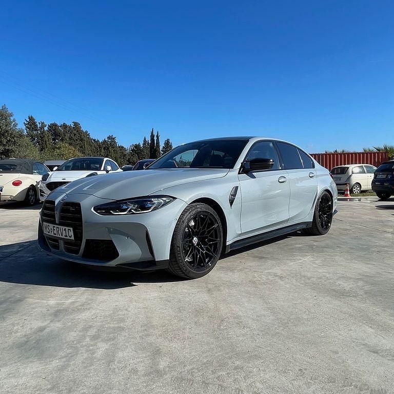 Grau Gebraucht 2022 BMW M3 Shadowline Limousine | 79.999 € (Fairer Preis) - Bild 1/4