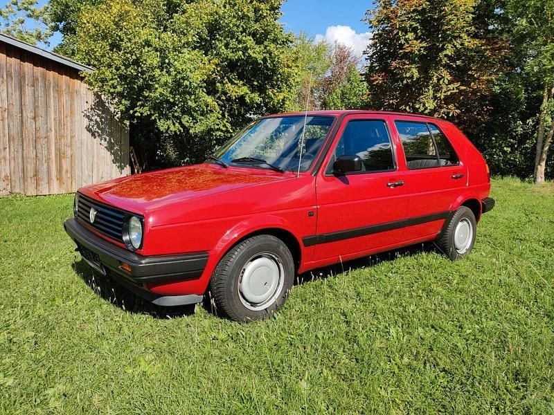 Rot Gebraucht 1990 VW Golf II Kleinwagen | 3.950 € - Bild 1/4