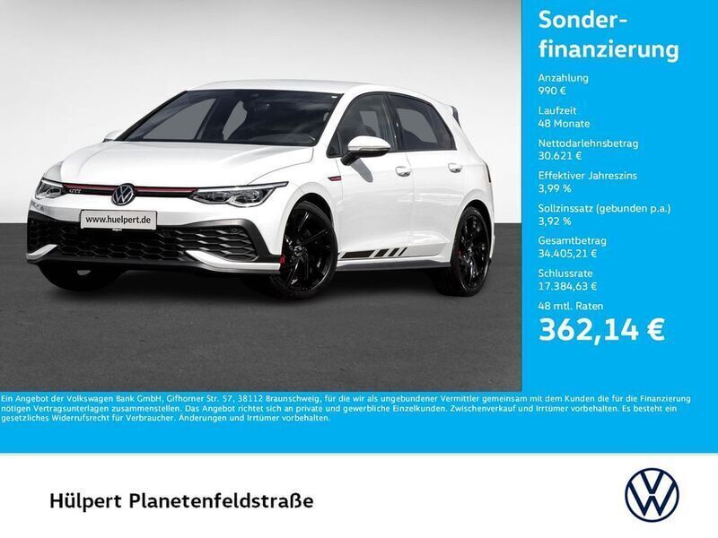 Pure white Gebraucht 2022 VW Golf VIII GTI Clubsport Limousine | 31.611 € (Superpreis) - Bild 1/4