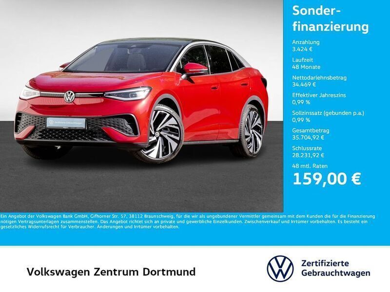 Kings red metallic Gebraucht 2024 VW ID.5 Pro SUV | 37.893 € - Bild 1/4
