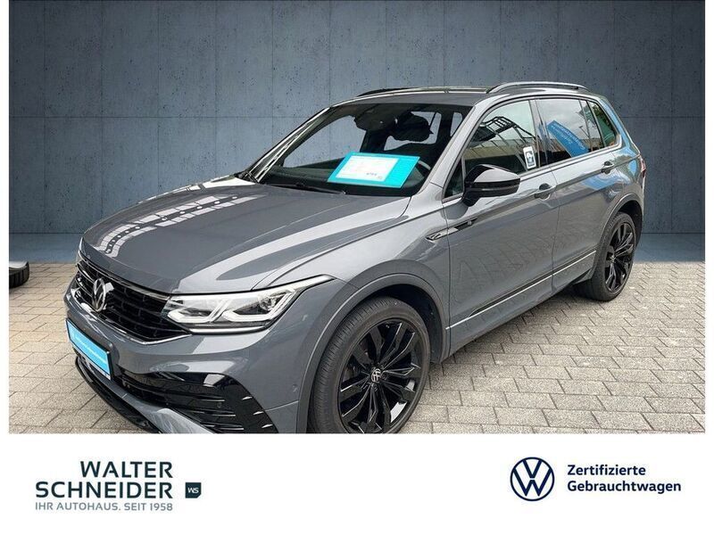 Delfingrau metallic Gebraucht 2021 VW Tiguan R-line SUV | 32.950 € (Etwas zu teuer) - Bild 1/4