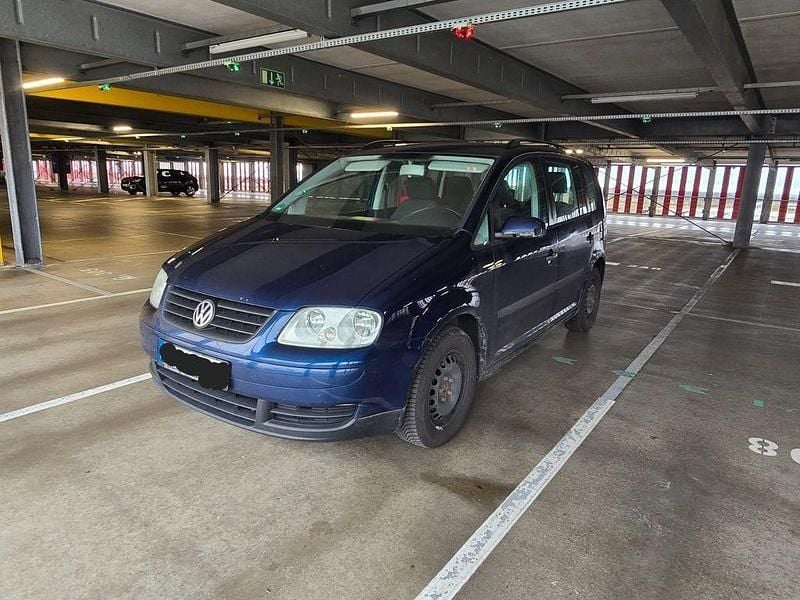 Gebraucht VW Touran Basis 116 PS (85 kW) 2004 Blau Van / Kleinbus