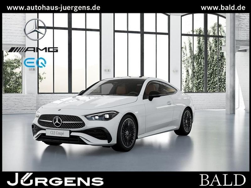 Weiss polarweiß Gebraucht 2024 Mercedes CLE300 AMG Coupé | 57.480 € (Guter Preis) - Bild 1/4