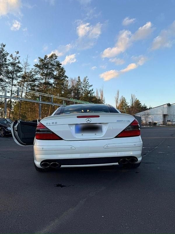 Gebraucht Mercedes SL55 AMG AMG 500 PS (367 kW) 2004 Weiß Cabrio