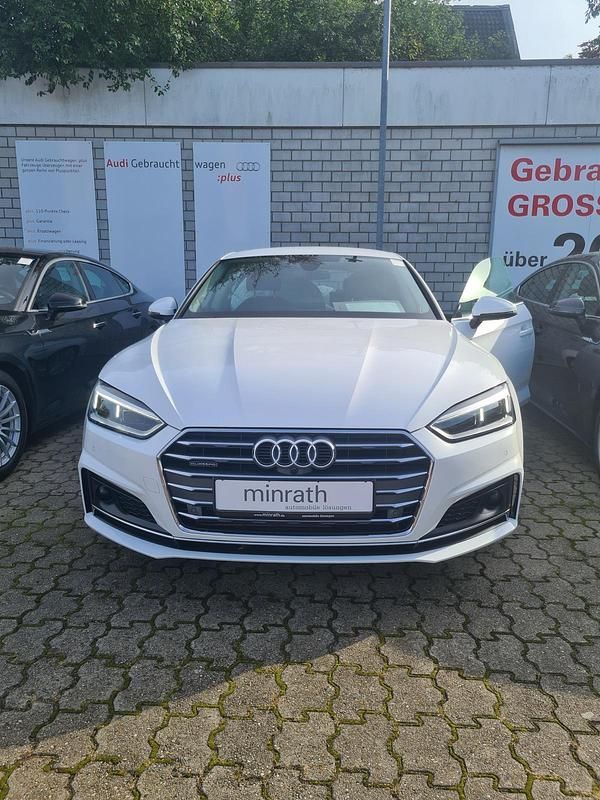 Weiß Gebraucht 2018 Audi A5 Coupé | 23.850 € (Fairer Preis) - Bild 1/4