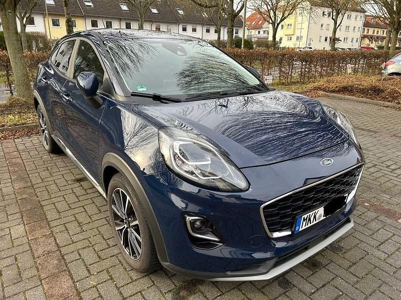 Blau Gebraucht 2020 Ford Puma Titanium SUV | 15.500 € (Superpreis) - Bild 1/4