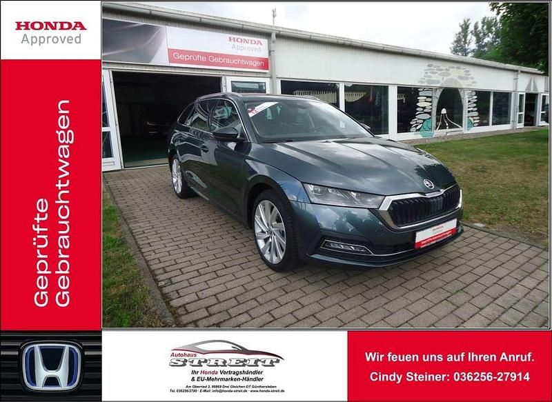 Quarzgrau metallic Gebraucht 2021 Skoda Octavia Style Kombi | 21.550 € (Fairer Preis) - Bild 1/4