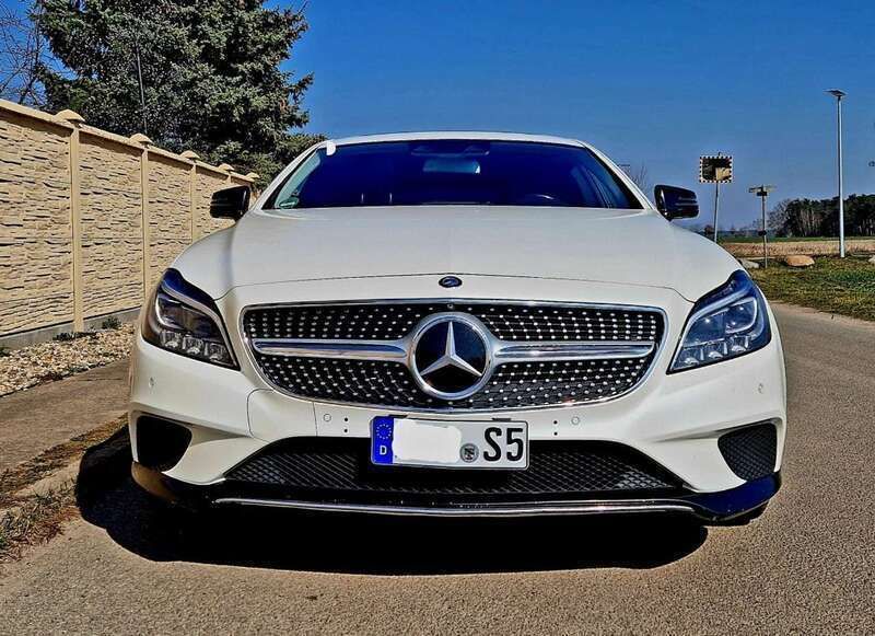 Weiß Gebraucht 2014 Mercedes CLS350 Shooting Brake AMG Kombi | 15.699 € (Superpreis) - Bild 1/4