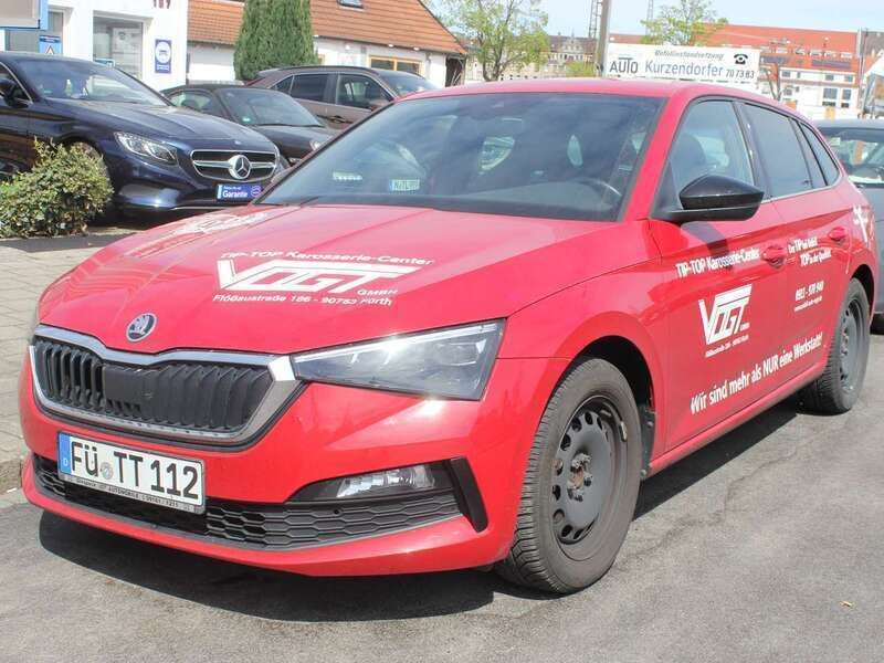 Gebraucht Skoda Scala Style 150 PS (110 kW) 2019 Velvet rot metallic Kleinwagen