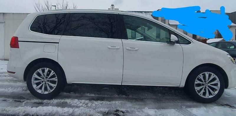 Gebraucht VW Sharan Highline 200 PS (147 kW) 2013 Weiß Van / Kleinbus