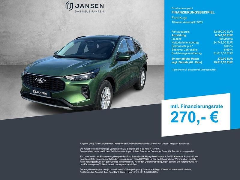 Neu Ford Kuga Titanium 186 PS (136 kW) 2025 Grün SUV