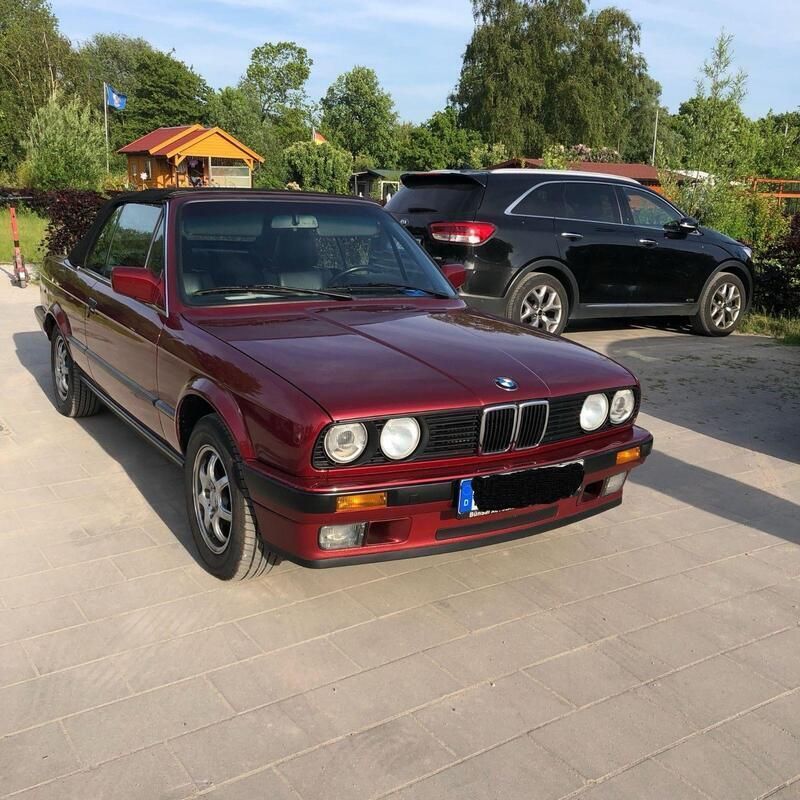 Rot Gebraucht 1992 BMW 320 Cabriolet Cabrio | 23.500 € - Bild 1/4