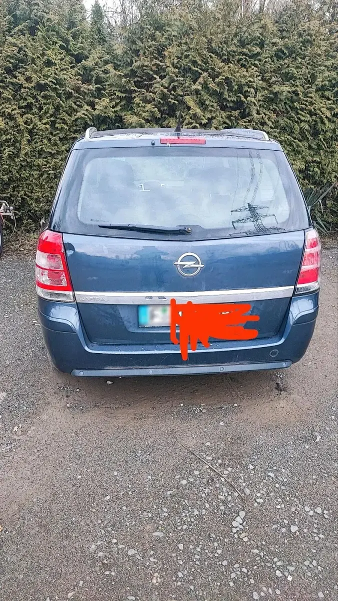 Gebraucht Opel Zafira 110 PS (80 kW) 2008 Blau Van / Kleinbus