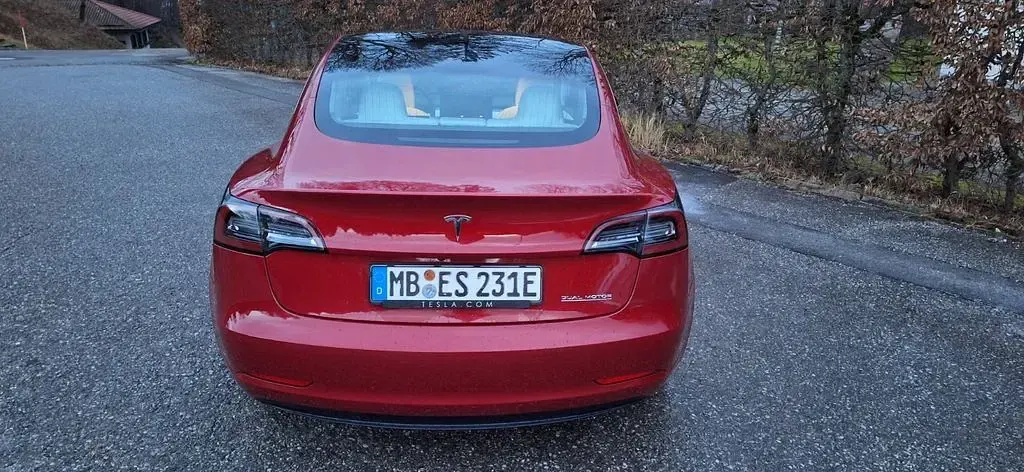 Usado Tesla Model 3 350 kW (476 HP) 2020 Vermelho Sedan