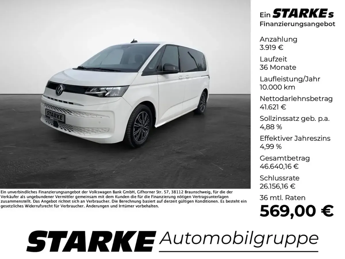 Second-hand VW Multivan Basis 150 CP (110 kW) 2024 Monovolum