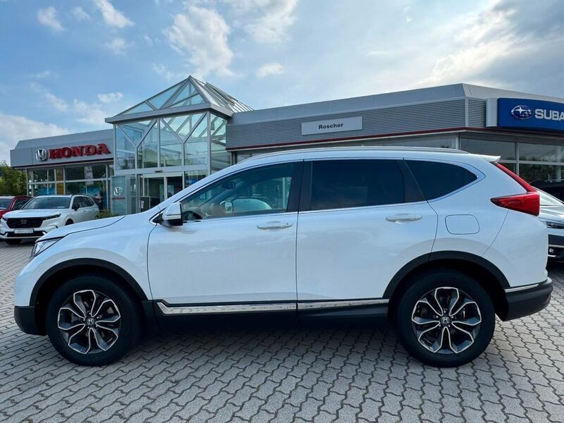Weiß Gebraucht 2023 Honda CR-V Hybrid SUV | 36.490 € (Teuer) - Bild 1/4