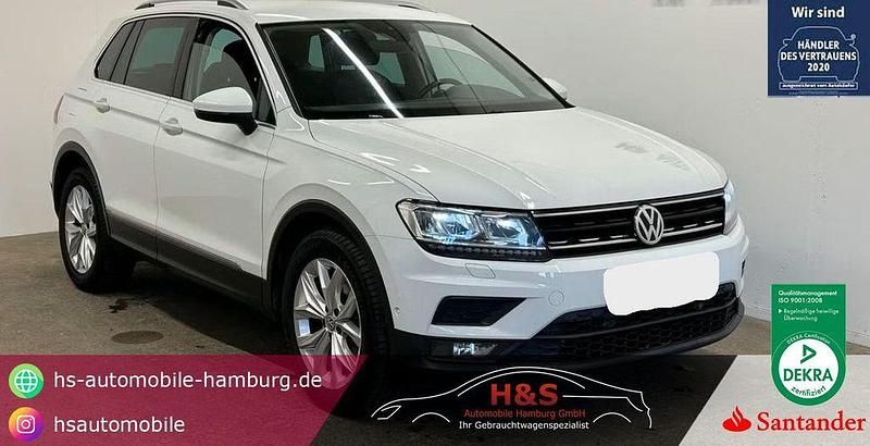 Pure white Gebraucht 2017 VW Tiguan Comfortline SUV | 20.400 € (Teuer) - Bild 1/4