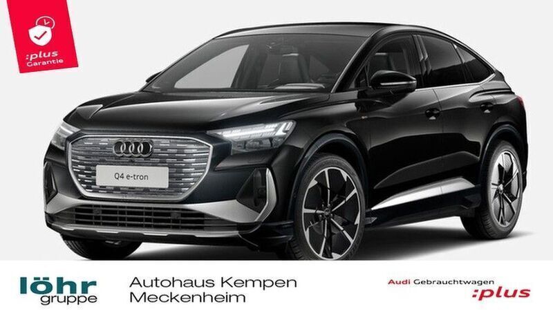 Schwarz Gebraucht 2025 Audi Q4 Sportback e-tron S-Line SUV | 58.990 € - Bild 1/4