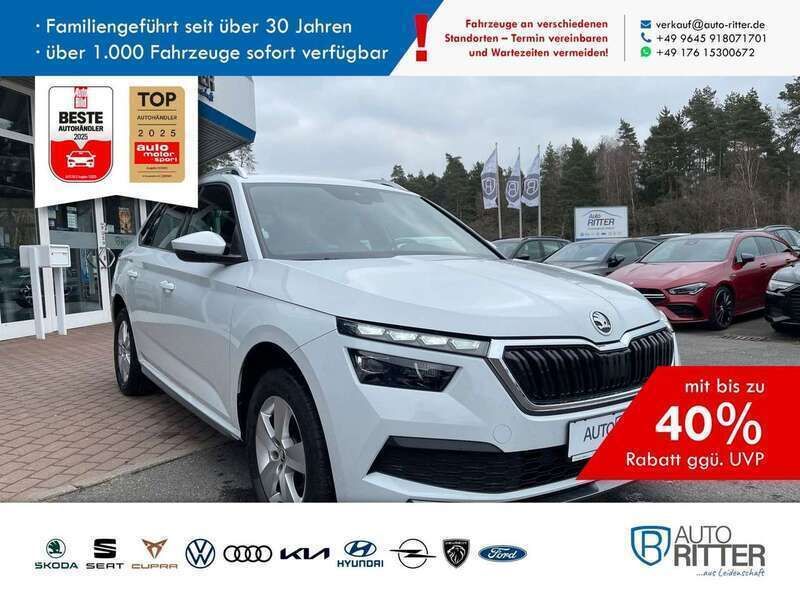 Moonweiss metallic Gebraucht 2020 Skoda Kamiq Style SUV | 18.490 € (Fairer Preis) - Bild 1/4