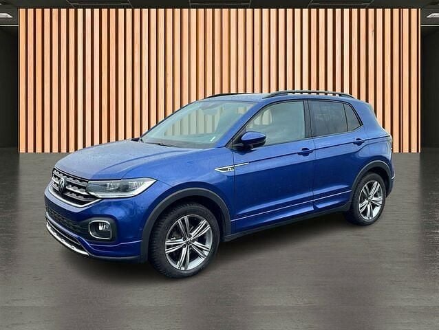 Blau reef blue (metallic) Gebraucht 2024 VW T-Cross R-line SUV | 24.980 € (Fairer Preis) - Bild 1/1