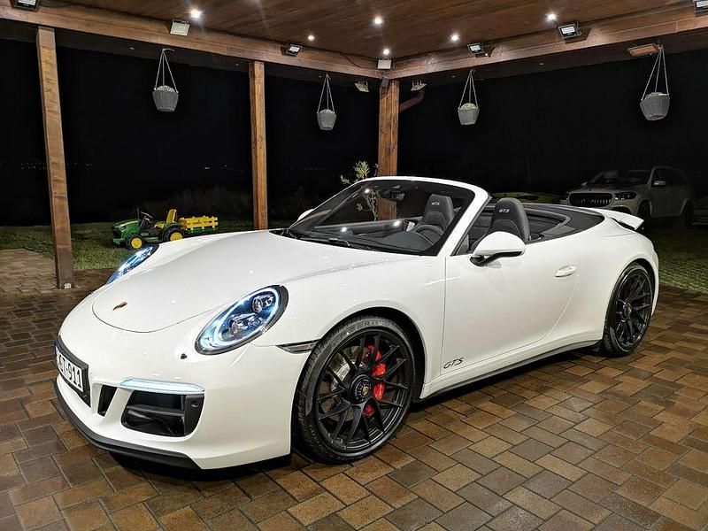 Weiß Gebraucht 2018 Porsche 911 Carrera 4 GTS Cabrio | 121.265 € (Superpreis) - Bild 1/4