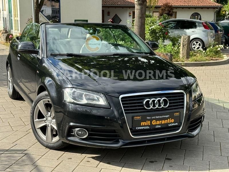 Schwarz Gebraucht 2010 Audi A3 Cabriolet S-Line Cabrio | 8.990 € (Fairer Preis) - Bild 1/4