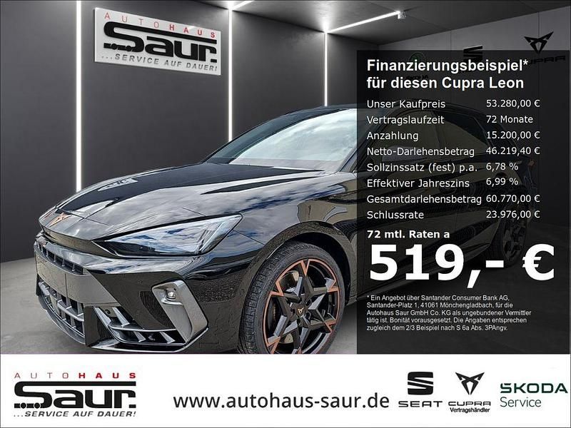 Mitternachtsschwarz Neu 2025 Cupra Leon VZ Kombi | 53.280 € - Bild 1/4